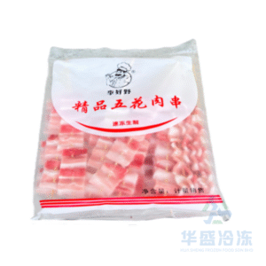Li Haoye Original Cut Pork Belly Skewers 1 pack/15 skewers 李好野原切五花肉串 1包/15串